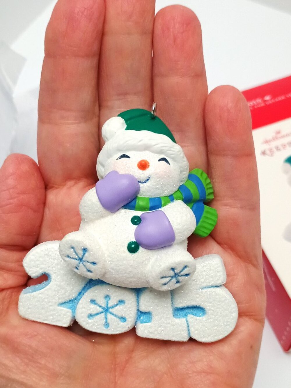2015 Hallmark Keepsake Ornament 2015 FROSTY FUN DECADE, Snowman Christmas NIB